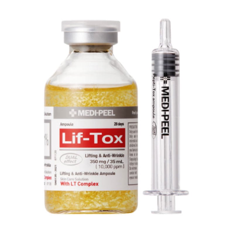 Ампульна ліфтинг-сироватка для обличчя Medi-Peel Lif-Tox Ampoule із золотом та прополісом, 35 мл