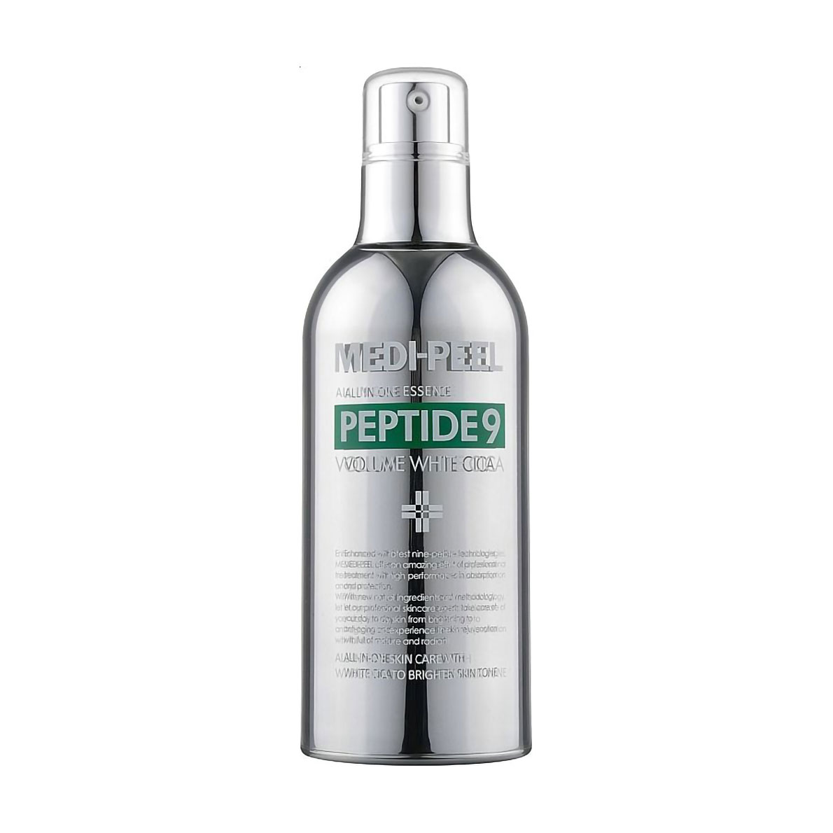 Освітлювальна киснева есенція для обличчя Medi-Peel Peptide 9 Volume White Cica Essence з центелою, 100 мл